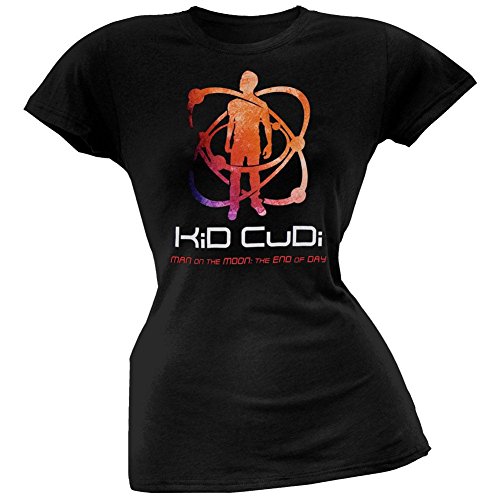 Kid Cudi - Womens Atomic Kudi Juniors T-shirt Medium Black