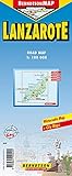 Lanzarote 1:100 000 +++ Arrecife, Islas Canarias, Playa Blaca, Puerto del Carmen, Time Zones (BerndtsonMAP) (Road Map/ Landkarte) [Folded Map/ ... ... Parque Nacional de Timanfaya, Time Zones - Kaj Berndtson 