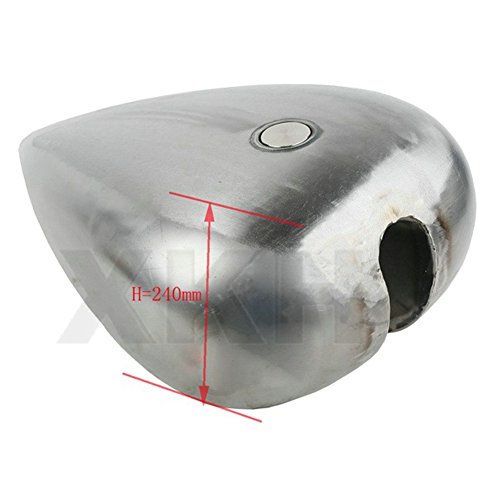 Xkh- Custom 5" Stretched 4.5 Gallon Gas Fuel Tank Compatible With Harley Chopper Motorcycle Bikes [B074Wjkd5N] #TOP7