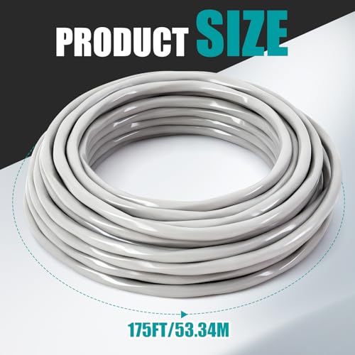 Image of Copkim 175' 4-4-4-6 SER Aluminum Service Entrance Cable 600V - UL Listed Electrical Wire for Above Ground Sub Panel Feeder, 4 AWG 3 Conductor with 6 AWG Neutral - Residential /Commercial Panel