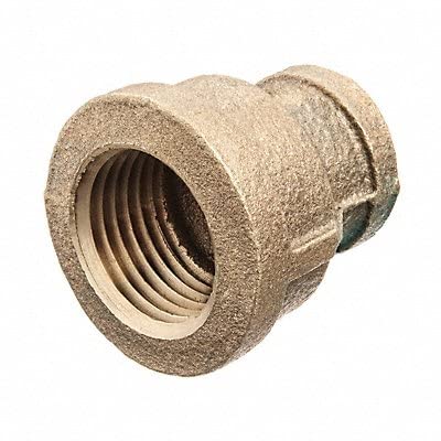 USA SEALING ZUSA-PF-10298 Brass Class 125 Pipe Fittings, Reducing Coupling Straight, 1-1/2