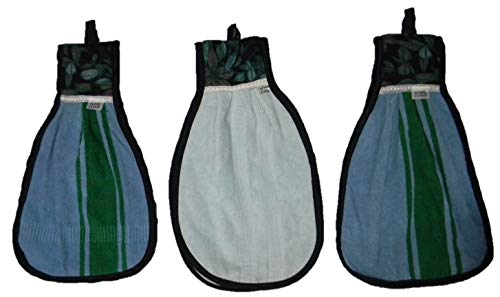 NNR Kitchen Hanging Towels,Set of 3 Pcs_Super Absorbant, Double Sided