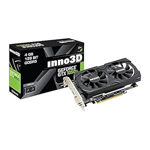 Inno3D GEFORCE GTX 1050 TI X2 4GB GDDR5 128-bit I PCI-E 3.0 X16 I Gaming Graphic Card - N105K-2DDV-M5CM