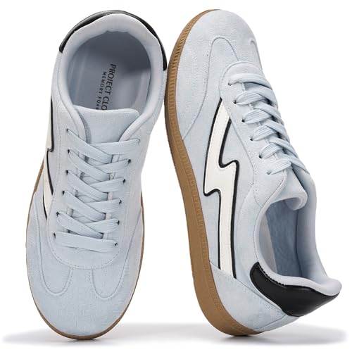 Image of Project Cloud Non-Slip Fashion Sneakers for Women, Lace-Up Shoes | Memory Foam Insole Trendy Womens Footwear - Comfortable Casual Womens Sneakers - Stylish Shoes Women Breathable Footwear