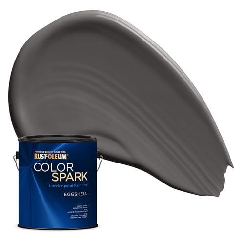 Image of Rust-Oleum Color Spark Interior Paint and Primer in One, Eggshell, Vortex, 1 Gallon