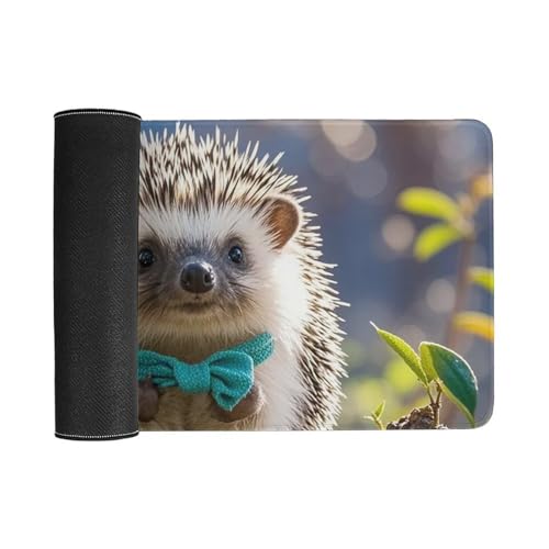 Alfombrilla de ratón gaming Lovely Hedgehog grande 60x30 cm miniatura 3