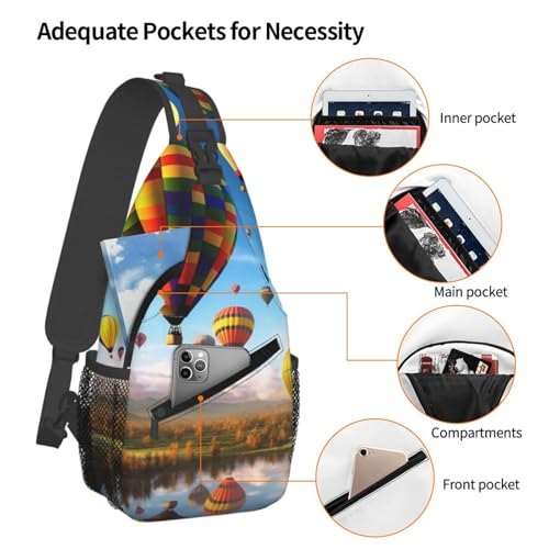Mochila cruzada de pecho tipo bandolera para hombre miniatura 4