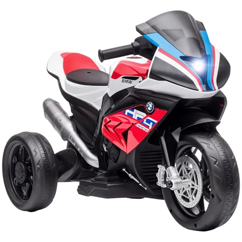 HOMCOM Elektro Kindermotorrad Elektromotorrad mit USB, 3 Musikmodi 2,5km/h...