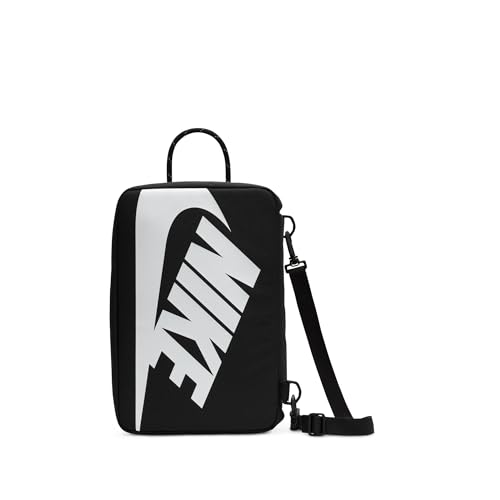 Nike Brasilia - Bolsa de lona mediana, Negro -
