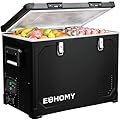 EUHOMY 12 Volt Refrigerator, 48QT Electric Cooler Powered by SECOP, Car Refrigerator -4?~68?, 12V Fridge 12/24V DC 110-240V AC, Portable Freezer for Camping, Travel, Boat