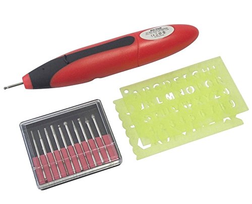 3V Pen Engraver KIT Wood Metal Plastic Leather + Accessories Glass DIY Stone New