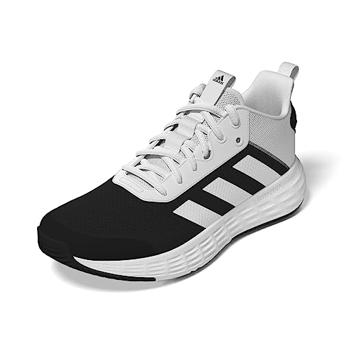 adidas Ownthegame Shoes, Scarpe da Basket Uomo, Footwear White/Carbon Black, 42 EU