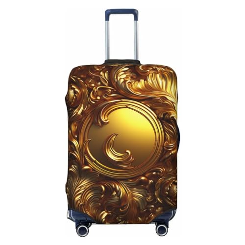Luggage Cover Elastic Washable Suitcase Cover Dustproof Suitcase Protector Personalized Books With Golden Borders Travel Luggage Baggage Covers For 18-32 Inch