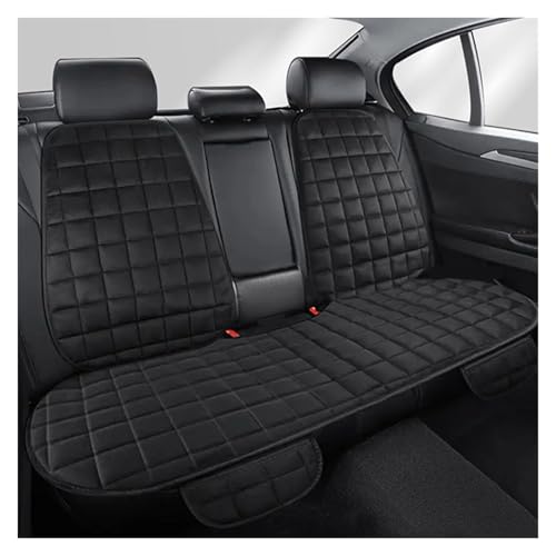 Gtdtixc Funda de Asiento para Jaguar para I-PCAE XE XF para F-Pace Accesorios Interiores de Coche Fundas universales para Asientos(Rear Seat-Black)