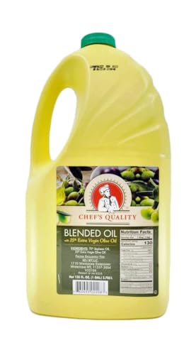 Aceite mezcla vegetal y oliva extra virgen 128 onzas miniatura 1