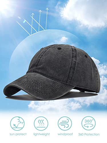 Century Star Baseball Caps For Men Womens Baseball Hat Distressed Cotton Dad Hat Summer Adjustable Golf Outdoor Cap Burgundy One Size #TOP4