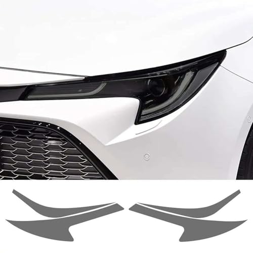 DONGYg Película Protectora de TPU Transparente Negra para Faros Delanteros de Coche, Compatible con Toyota Corolla E210 2019-2022 Touring Sport Hybrid Hatchback