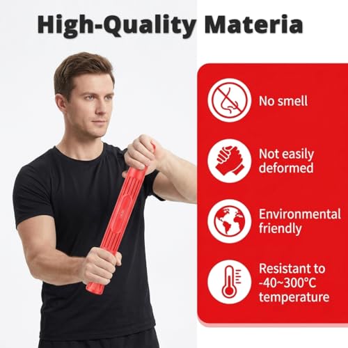 Image of Proberos Twist Resistance FlexBar Hand and Forearm Strengthener Wrist Forearm Exercise Equipment for Pain Relief Rehab Fitness and Travel Use