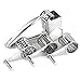 Zebbyee Grattugia Formaggio Acciaio Inox, Grattugia da Cucina Multifunzione Taglierina, Grattugia per Formaggio, Grattugia Rotante per Formaggio (4 Tipi di Tamburo)