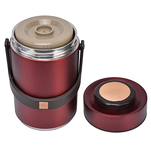 Caja de Aspiración de Acero Inoxidable Acero Inoxidable con 3 Pruebas de Acero Inoxidable Portátil para Picnic de Viaje de Trabajo Externo