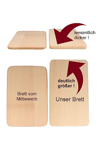 Beech Wood Chopping Board with Laser Engraving "Liebste Oma", Oma 1 - Image 4