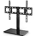 Perlegear TV Standfuss, Universal TV-Ständer für die meisten 37-65-Zoll-Fernseher, Schwenkbarer TV Standfuß Hält bis zu 45kg, Höhenverstellbar & Stabil, Max. VESA 600X400mm