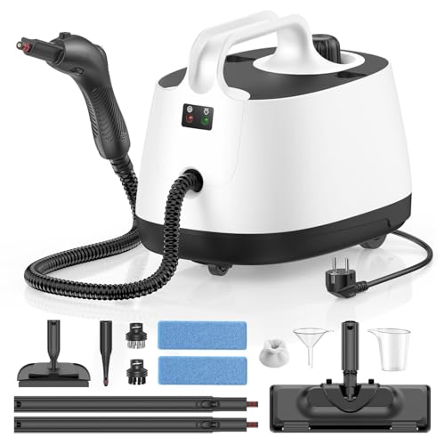Dampfreiniger, Mehrzweck-Dampfreiniger für alles mit 16 Zubehörteilen, Handdampfreinige Boden, Beseitigt Fett Küche Auto Fenster Sofa Polstermöbel