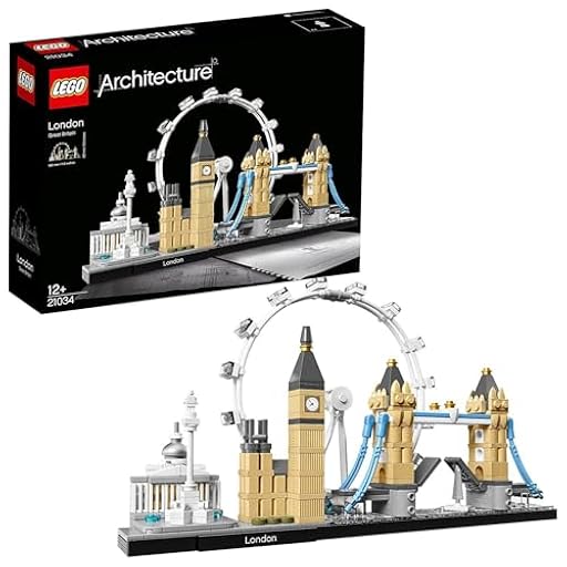 LEGO Architecture Londres, Kit de Construcción Creativa, London Eye, Big Ben, Tower Bridge, Maqueta de Monumentos Coleccionable, Manualidades para Adultos, Regalo para Hombres y Mujeres 21034 | Ya disponible en tu tienda friki favorita! En mundofriki.es!