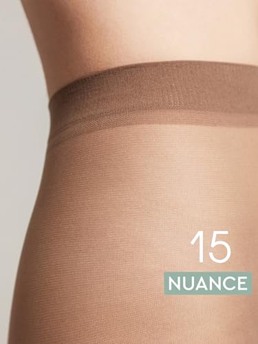 Image of Conte Tights Classic Matte Effect Sheer Pantyhose with Control Top Nuance 15 Den