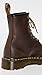 Dr. Martens Unisex 1460 Bex Crazy Horse Leather 8 Eye Boot, Dark Brown, 5 US Women