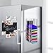 Kevenal Magnetic Acrylic Can Cooler Holder, Beer Can Sleeves Storage, Wall Mounted Can Cooler Dispenser, Gifts for Beer Lovers (Ultimate Style)