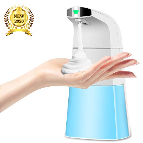 Detsnik Automatic Foaming Soap Dispenser，Upgraded Touchless Automatic Soap Dispenser，310ml/10.48oz Waterproof Infrared Sensor Foam