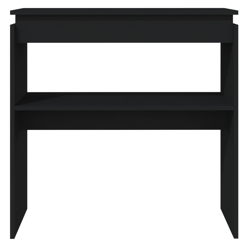 Tavolo Consolle Bianco Firbnus 80x30x80 Cm - Mobile Ingresso In Truciolato Con Ripiano - Per Soggiorno, Corridoio