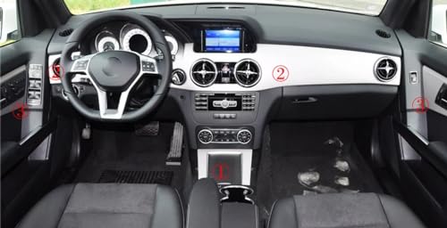 Panneau de commande central intérieur Benz GLK, rénovation carbone