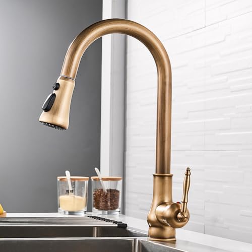 Robinet de cuisine commercial en laiton à arc élevé durable - 7