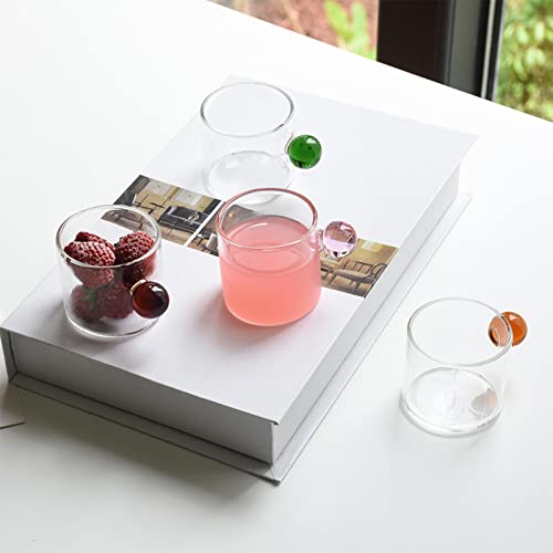 CALANDIS® Milk Mug Single Layer Creative Transparent for Home Living Room Pink | 1 Milk Mug - Image 6