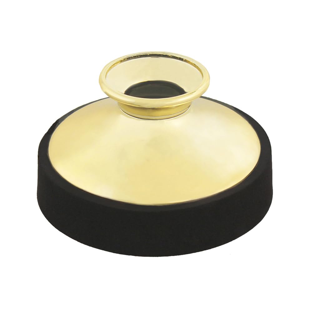 1pc Saxophon Mute Tenor Saxophon Mute Kunststoff Saxophon Mute Altsaxophon Praxis Dämpfer Schalldämpfer für Saxophon Altsaxophon Mute Saxophon Lärm Entfernen Zubehör Goldene Komponente Abs