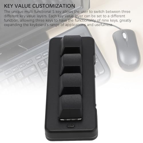 Teclado Gamer Wisoquwvds4hibrf 2.4G USB miniatura 6