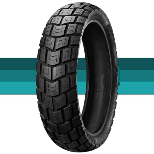 110/70-17 Motorradreifen, Schlauchlos Gelände Straße Ersatz für Vorder- und Hinterrad – 54S 212 kg Tragfähigkeit Verschleißfest Igenväntshaltendes Gummi