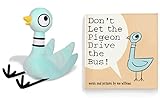 Don't Let The Pigeon Drive The Bus & Book Set 12” Plush Mo Willems Kohls Stuffed