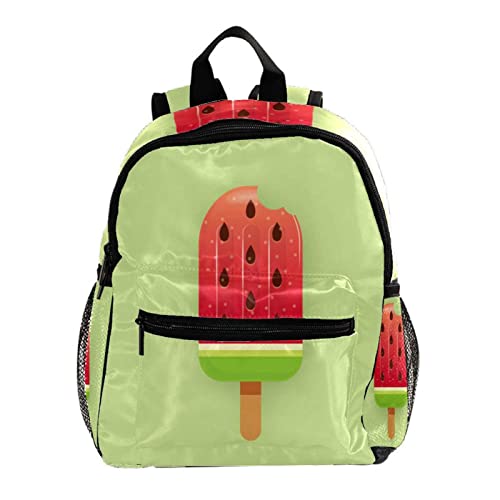 Sac à dos pour garçons et filles 30,5 cm cartable enfant géométrique jaune citron vert multicolore