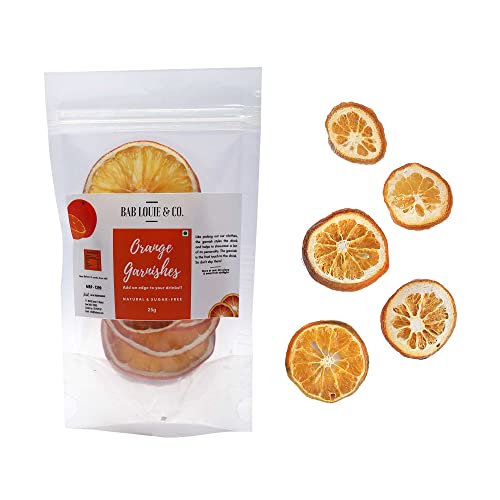 Image of Bab Louie & Co. Dehydrated Fruits Garnishes For Cocktail, Mocktail, Detox Water, Green Tea, Snacks - Gluten free, Vegan, Air Dried, No Sugar 100% Natural (Pack of 5) (25gm)