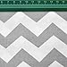 Pingianer 11,99€/m Streifen 100% Baumwolle Baumwollstoff Kinder Meterware Handwerken Nähen Stoff (Streifen Grau Weiß Zick Zack, 100x160cm (11,99/m))