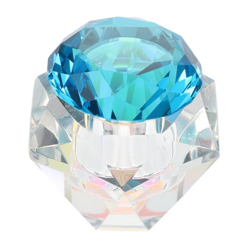 FOMIYES 1pc Acrylic Liquid Powder Mixing Dish Glass Crystal Cup Lid Acrylic Nail Art Bowl Refillable Manicure Nail Art Cup Bowl