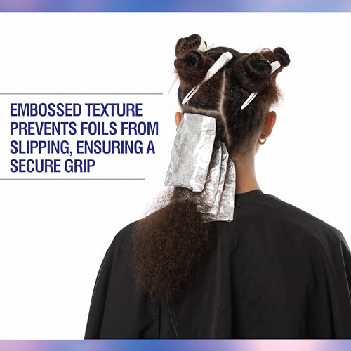 CHI Pop-Up Foils, Ready to Use Pre-Cut & Self-Dispensing Hair Foils, Ultimate Solution for Seamless Foil Application, 400 Sheets, Classic Silver - image 2