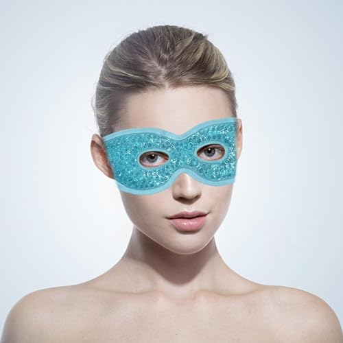 Antifaz frío con orificios para ojos que alivia la fatiga ocular y mejora el sueño diario 3