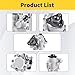 New Power Steering Pump Compatible with BMW 323i 325i 328i 330i 525i 528i 530i 1997-2003 E46 E60 E39 L6 2.5L 2.8L 3.0L Sedan/w/LUK LF-30 Style Pump Replace # 21-5065, 96-5065