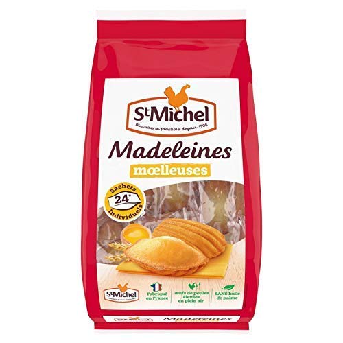 ST MICHEL - Madeleines Coquilles Individuelles Oeuf De Plein Air 600G - Lot De 3 - livraison offerte