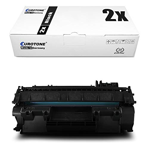 Fornitura e gamma: 2x Toner (2x Black/nero mit je ca. 3.500 pagine), Informazioni sull'intervallo con copertura del 5%