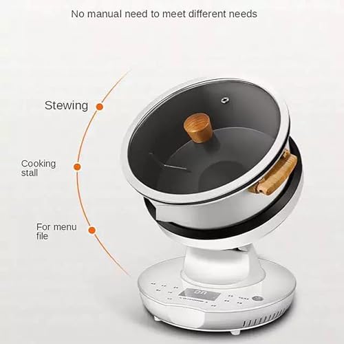 Kommerzielle Küchenmaschine, 6L intelligente automatische Kochmaschine, 360 Drehung 3D Rundum-Heizung, 3-Gang-Einstellung von Feuer und Topfkörper 6 Kommerzielle Küchenmaschine, 6L intelligente automatische Kochmaschine, 360 Drehung 3D Rundum-Heizung, 3-Gang-Einstellung von Feuer und Topfkörper
